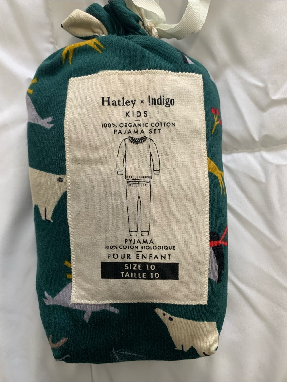 New Hatley × Indigo PAJAMA SET Size 10 kids